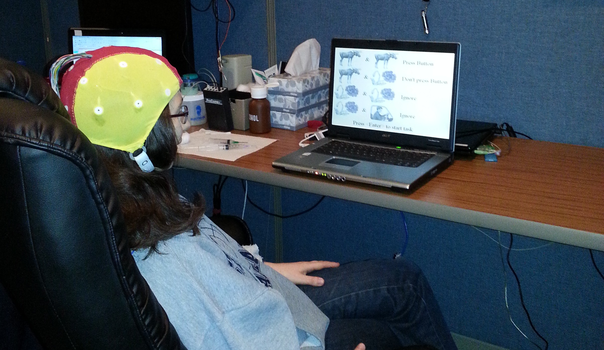 Young Woman Doing QEEG