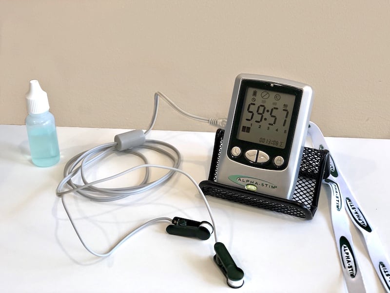 Alpha Stim for anxiety at Sadar Psychological and Sports Center
